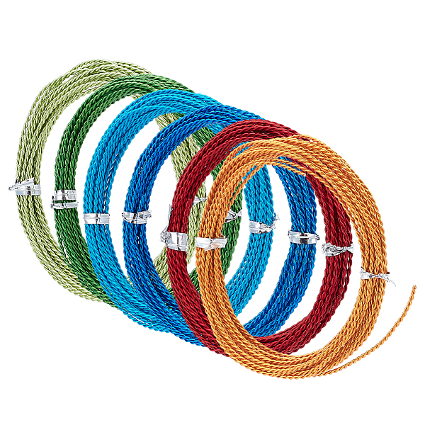 6 Roll 6 Colors Alu… - image