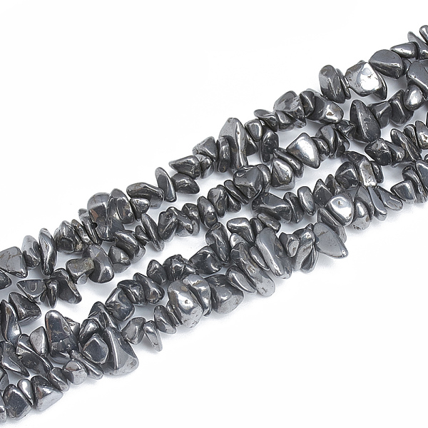 

PandaHall Non-magnetic Synthetic Hematite Beads Strands, Chip, 5~11x3~9x1~9mm, Hole: 1mm, about 200~300pcs/strand, 33.8 inch Non-magnetic...