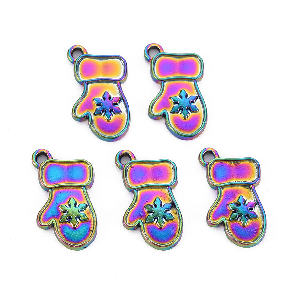 

PandaHall Alloy Cabochon Settings For Enamel Pendants, Rainbow Color, Cadmium Free & Nickel Free & Lead Free, Christmas, Glove, 19.5x10x2mm...
