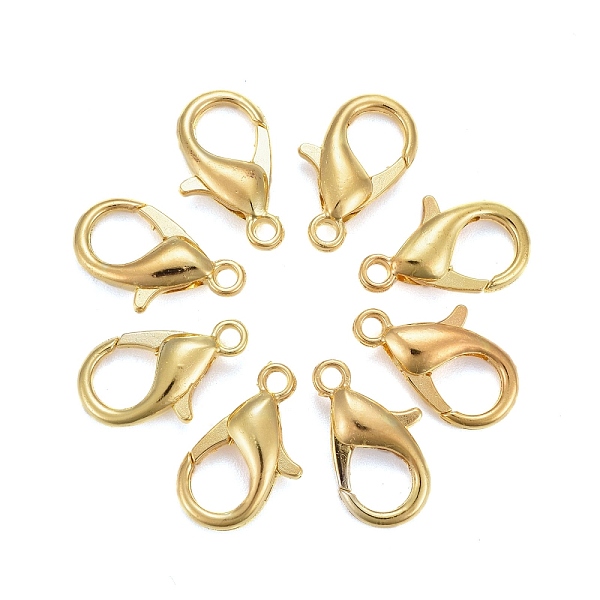 

PandaHall Zinc Alloy Lobster Claw Clasps, Parrot Trigger Clasps, Cadmium Free & Nickel Free & Lead Free, Golden, 16x8mm, Hole: 2mm Alloy...