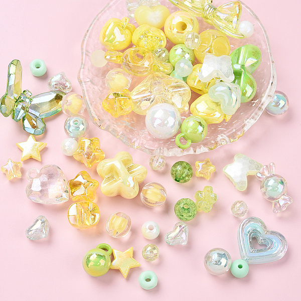 60g2色アクリルビーズ
