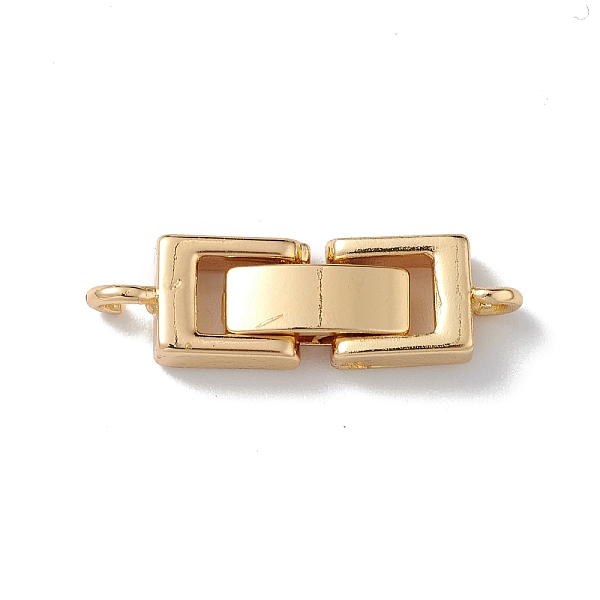 

PandaHall Rack Plating Brass Fold Over Clasps with Loops, for Bracelet Necklace Making, Cadmium Free & Lead Free, Long-Lasting Plated...
