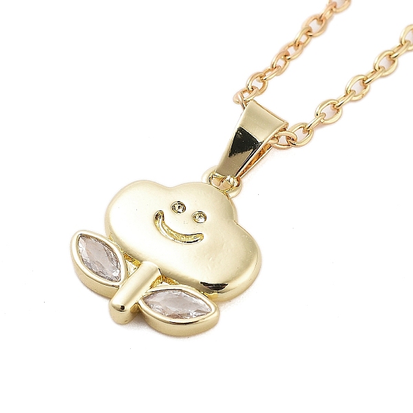 Brass Clear Cubic Z… - image