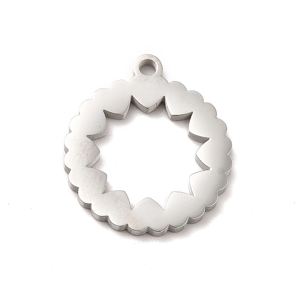 

PandaHall Mother's Day Theme 304 Stainless Steel Pendants, Stainless Steel Color, Sun, 18x15.5x1.3mm, Hole: 1.5mm 304 Stainless Steel Sun