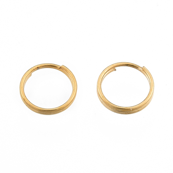 

PandaHall 304 Stainless Steel Split Rings, Double Loops Jump Rings, Golden, 7x1mm, Inner Diameter: 6mm, Single Wire: 0.6mm 304 Stainless...