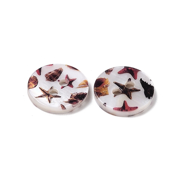 2-Hole Freshwater Shell Buttons