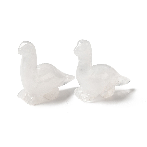 

PandaHall Natural Quartz Crystal Home Display Decoration, 3D Dinosaur, 48x21x46mm Quartz Crystal Dinosaur