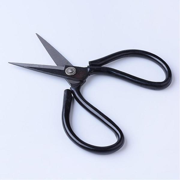 

PandaHall Steel Scissors, Black, 200x105x10mm Steel Black