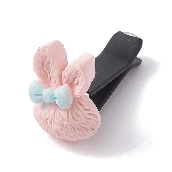 

PandaHall Rabbit with Bowknot Resin Car Air Vent Clips, Automotive Interior Trim, with Magnetic Ferromanganese Iron & Plastic Clip, Pink...