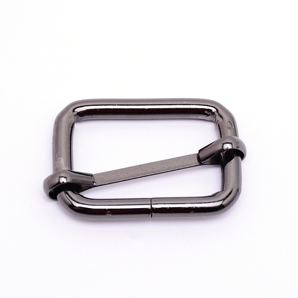 

PandaHall Iron Buckles, Rectangle, Gunmetal, 29x46x4.5mm Iron Rectangle