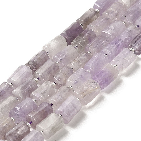 

PandaHall Natural Amethyst Beads Strands, with Seed Beads, Faceted, Column, 8.5~11x5.5~6.5mm, Hole: 1mm, about 14~15pcs/strand, 7.48''(19cm)...