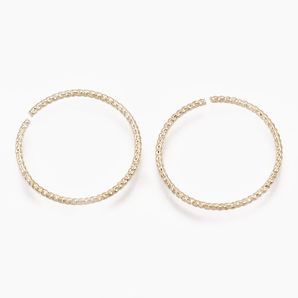 

PandaHall Brass Linking Rings, Real 18K Gold Plated, Ring, 25x1mm Brass Ring