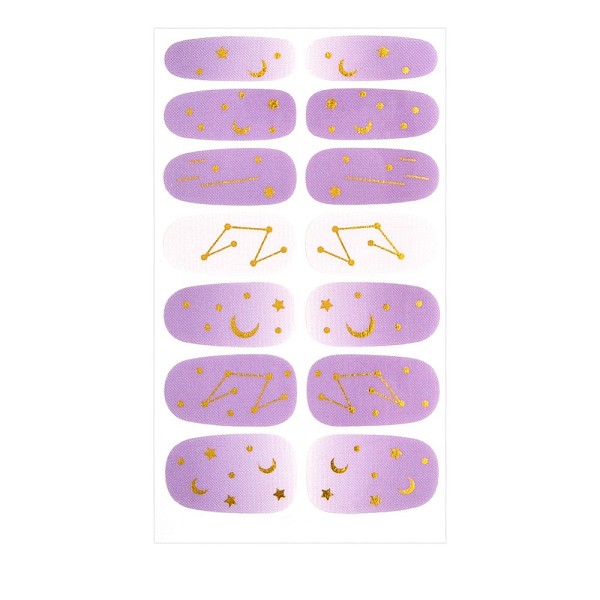 

PandaHall Full Wrap Gradient Nail Polish Stickers, Self-adhesive, for Fingernails Toenails Nail Tips Decoration, Colorful, 10x5.5cm Paper...
