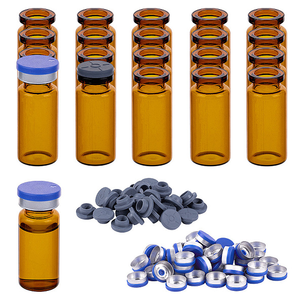Glass Freeze-Dried Powder Bottle Vial with Cap