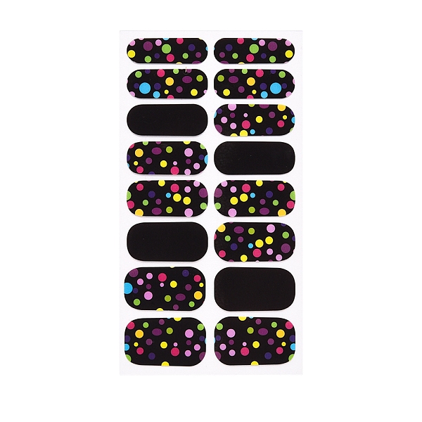 

PandaHall Full Wrap Fruit Nail Stickers, Self-Adhesive Geometry Nail Art Decal Strips, for Women Girls DIY Nail Art Decoration, Black...