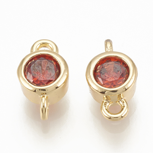 Links cubici zirconia in ottone