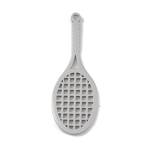 

PandaHall 304 Stainless Steel Pendants, Laser Cut, Tennis Racket Charm, Stainless Steel Color, 28x10x1mm, Hole: 1mm 304 Stainless Steel Tool