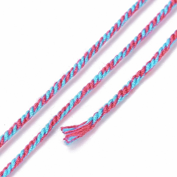 

PandaHall Cotton Cord, Braided Rope, with Paper Reel, for Wall Hanging, Crafts, Gift Wrapping, Colorful, 1mm, about 32.81 Yards(30m)/Roll...
