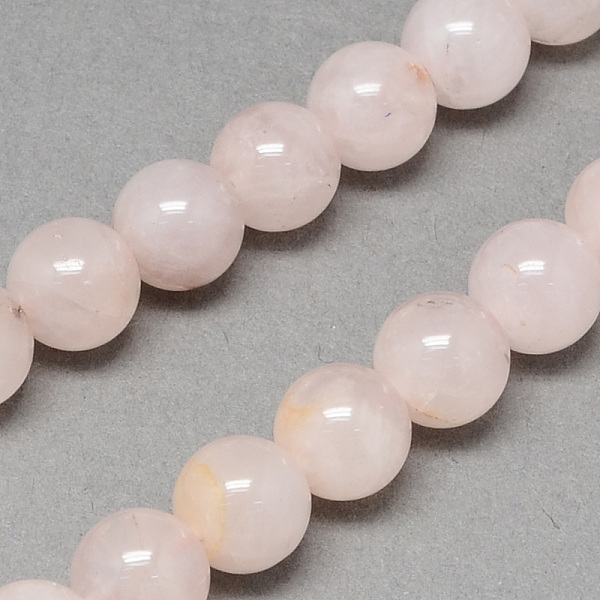 

PandaHall Natural Rose Quartz Bead Strands, Round, 10mm, Hole: 1mm, about 38pcs/strand, 14.9 inch Rose Quartz Round Red
