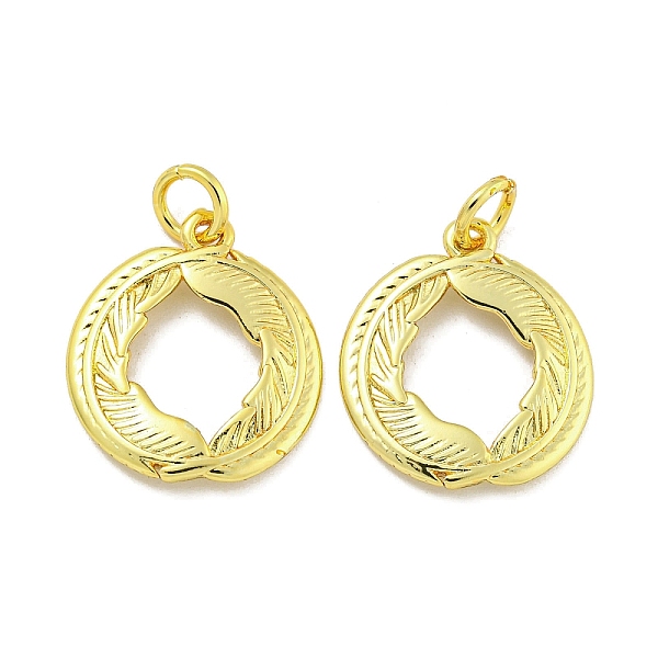 

PandaHall Rack Plating Brass Pendants, Long-Lasting Plated, Cadmium Free & Lead Free, Flat Round with Wing, Real 18K Gold Plated, 17x15x1mm...