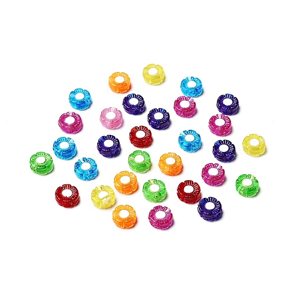 

PandaHall Opaque Acrylic Beads, Flower, Mixed Color, 9.5x10x3.5mm, Hole: 2mm Acrylic Flower Multicolor