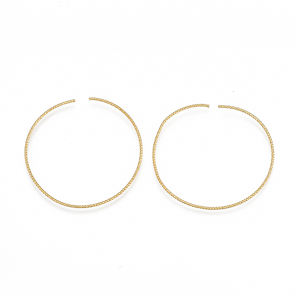 

PandaHall Brass Quick Link Connectors, Linking Rings, Nickel Free, Real 18K Gold Plated, 42~43x39~40x1mm, Inner Measure: 40~41x37~38mm Brass...