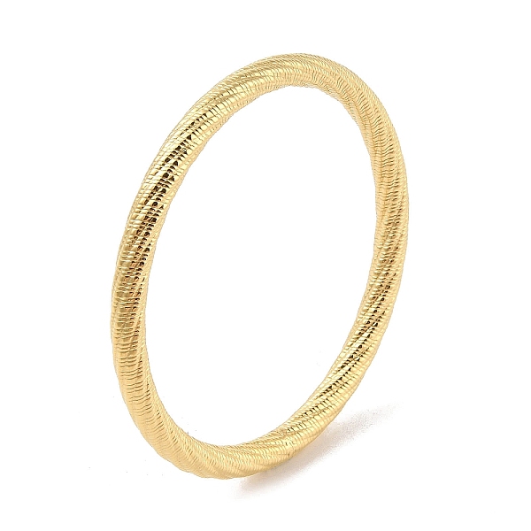 

PandaHall 304 Stainless Steel Twisted Ring Bangles for Women, Real 18K Gold Plated, Inner Diameter: 2-1/2 inch(6.45cm), 6mm 304 Stainless...