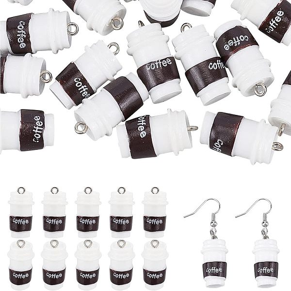 40Pcs Resin Pendant