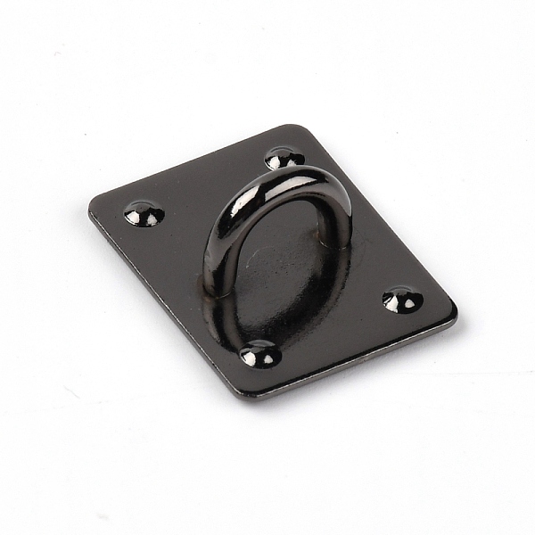 

PandaHall Alloy Hook Hanger, with Iron Hook, Self Adhesive Sticker, Square, Gunmetal, 21.5x27.5x11.5mm, Hole: 7x8.5mm Alloy