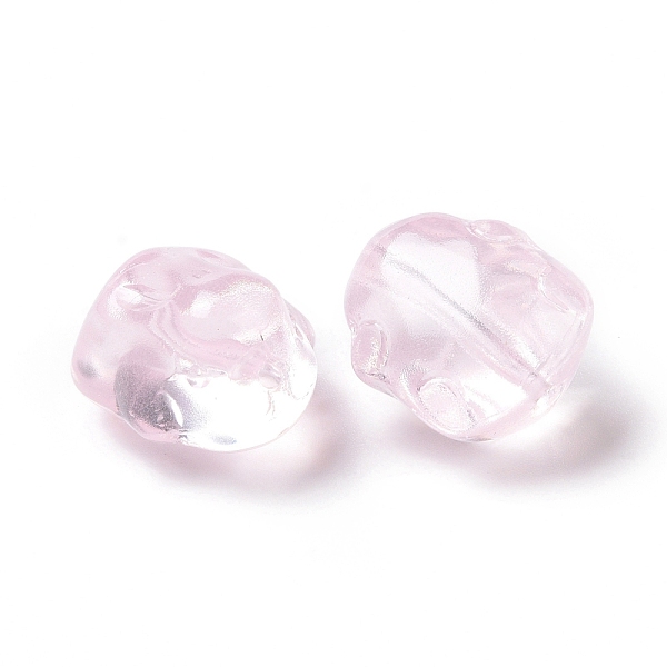

PandaHall Transparent Czech Glass Beads, Rabbit, Pearl Pink, 17.5x15x11.5mm, Hole: 1.4mm Czech Glass Rabbit