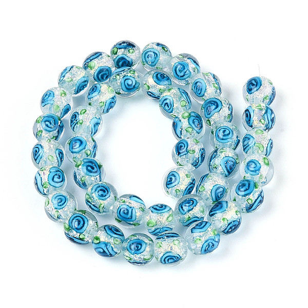 Brins de perles en verre soufflé faites à la main-image-FOIL-T008-05E-fr