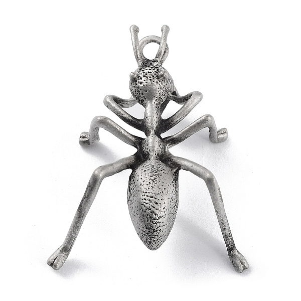

PandaHall Tibetan Style Alloy Pendant, Frosted, Spider Charm, Antique Silver, 43x35x18mm, Hole: 3.3mm Alloy Spider