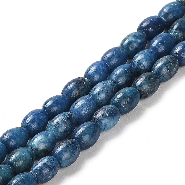 

PandaHall Natural Dolomite Beads Strands, Dyed, Rice, Steel Blue, 5.5~6x4.5mm, Hole: 1mm, about 68~69pcs/strand, 15.94~16.22 inch...