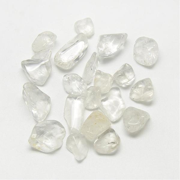 

PandaHall Natural Quartz Crystal Beads, Rock Crystal Beads, Tumbled Stone, Nuggets, No Hole/Undrilled, 12~25x9~17x3~14mm Quartz Crystal...
