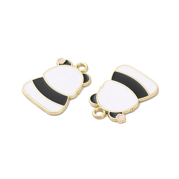 

PandaHall Alloy Enamel Pendants, Golden, Panda Charm, White, 22.5x16.5x1mm, Hole: 2mm Alloy+Enamel Panda White