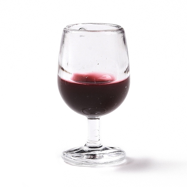 

PandaHall Transparent Resin Pendants, Red Wine Glass/Goblet Charm , Clear, 38x20.5mm, Hole: 3mm Resin Tableware Clear