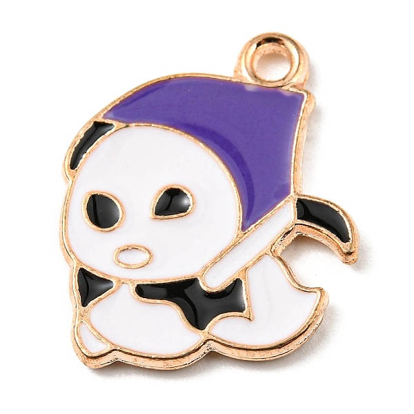 

PandaHall Alloy Enamel Pendants, Halloween Theme, Light Gold, Ghost, 18x15x1.5mm, Hole: 1.5mm Alloy+Enamel Ghost White