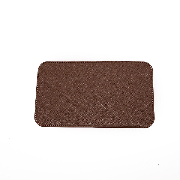 

PandaHall PU Bottom Pad, For Backpack Bag, Women Bags Handmade DIY Accessories, Rectangle, Coconut Brown, 14x24x0.35cm Leather