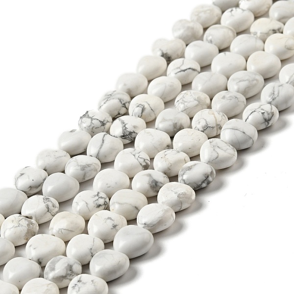 Natural Howlite Beads Strands