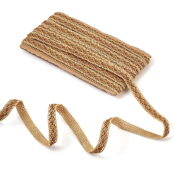 PandaHall Craftdady Polyester Ribbons, Curtain Decoration, Costume Accessories, Goldenrod, 5/8 inch(15mm), about 13.12 Yards(12m)/Card...