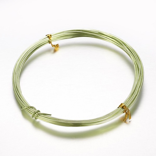 

PandaHall Round Aluminum Craft Wire, for Beading Jewelry Craft Making, Green Yellow, 20 Gauge, 0.8mm, 10m/roll(32.8 Feet/roll) Aluminum...