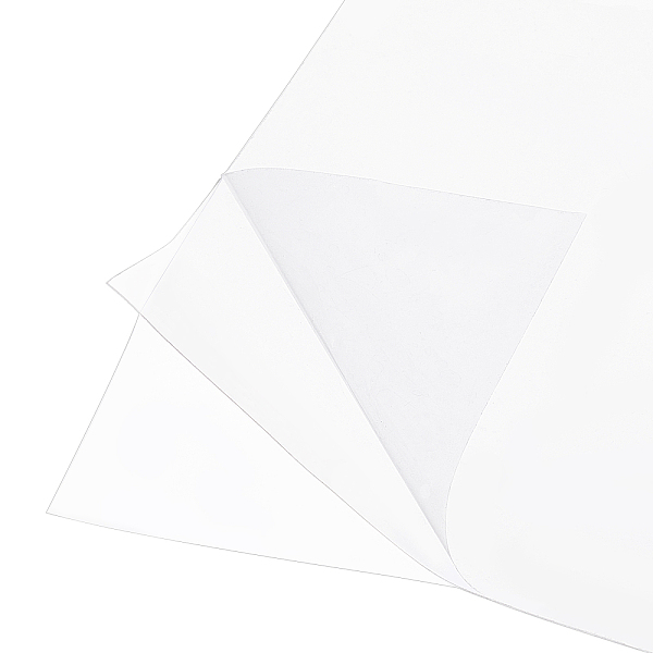 PandaHall PET Double-Sided Adhesive Film, For Printing Photos, Clear, 300x210mm Plastic Clear