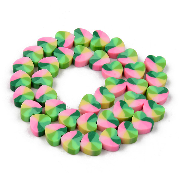 

PandaHall Handmade Polymer Clay Beads Strands, for DIY Jewelry Crafts Supplies, Heart, Pearl Pink, 9x10x4mm, Hole: 1.5mm, about...