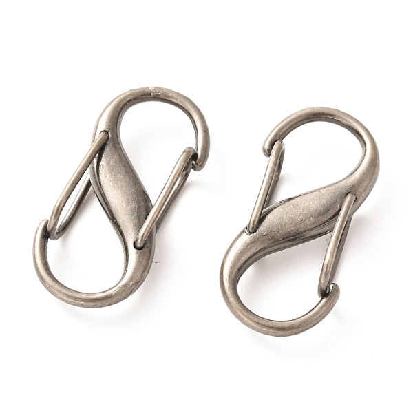 

PandaHall Zinc Alloy DIY Bags Adjustable Clasps Accessories, Bags Buckle, Antique Silver, 2.75x1.3x0.7cm Alloy