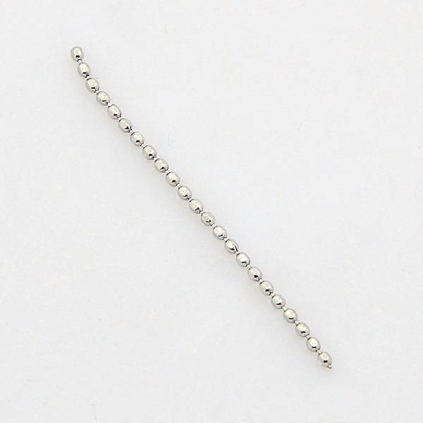 

PandaHall 304 Stainless Steel Ball Chains, with Spool, Faceted, Stainless Steel Color, 1.2mm 304 Stainless Steel