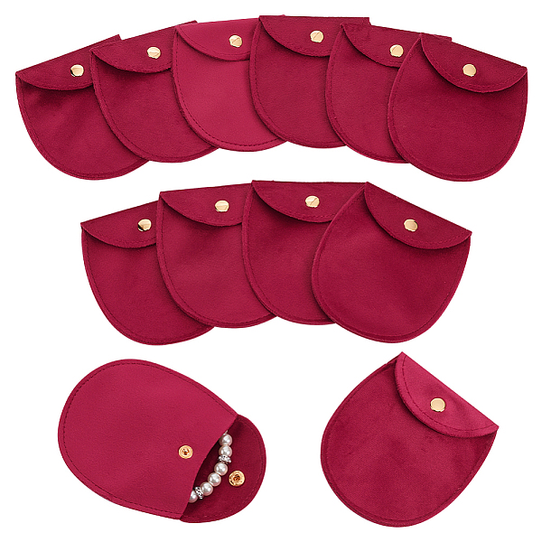 12Pcs Velvet Jewelry Storage Pouches