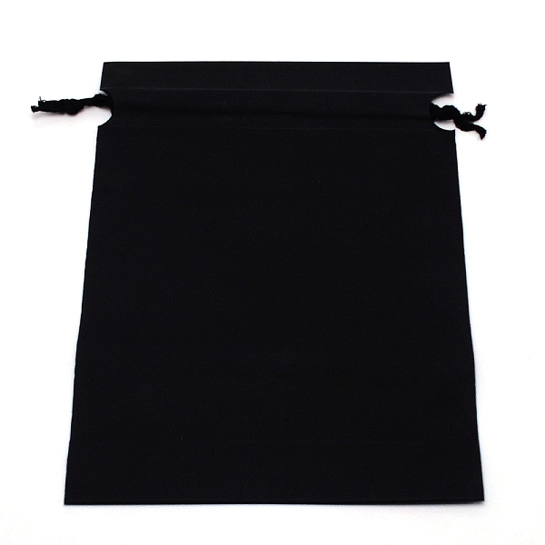 

PandaHall Rectangle Plastic Frosted Drawstring Gift Bags, with Cotton Cord, for Daily Supplies Storage, Black, 28.5x20.8x0.15cm Plastic...