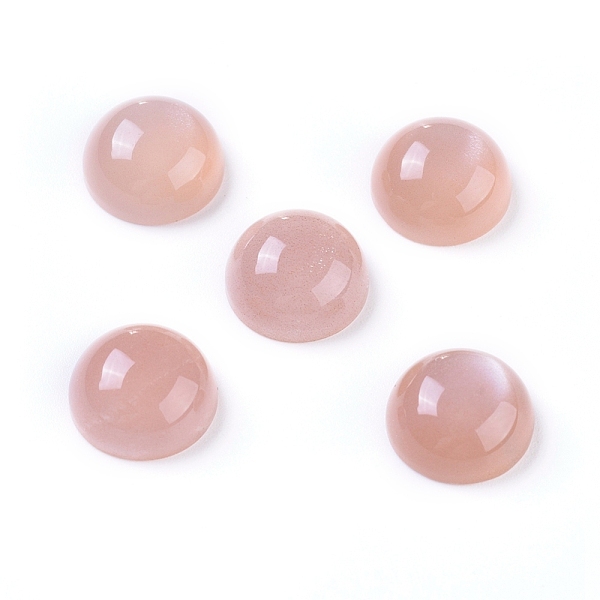 

PandaHall Natural Sunstone Cabochons, Half Round/Dome, 10x5mm Sunstone Half Round