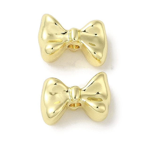 

PandaHall Rack Plating Alloy Beads, Cadmium Free & Nickel Free & Lead Free, Bowknot, Golden, 7x10x4.5mm, Hole: 1.5mm Alloy Bowknot