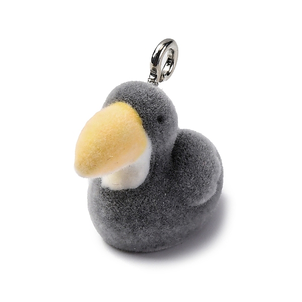 Flocky Resin Pendan… - image